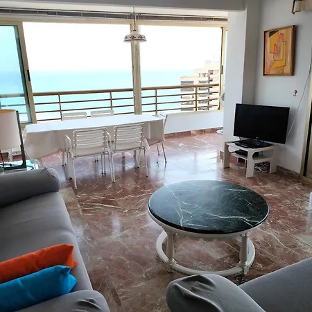 1 Min A Pie Playa San Juan - Increibles Vistas Al Mar - 4 Habs - Gran Terraza - Urbanizacion Con Piscina Padel Y Tenis 阿利坎特
